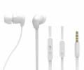 Yison Stereo Earphones with Microphone and Flat Cable for Android/iOs Devices White CX580-W